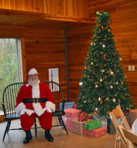 Christmas tea santa