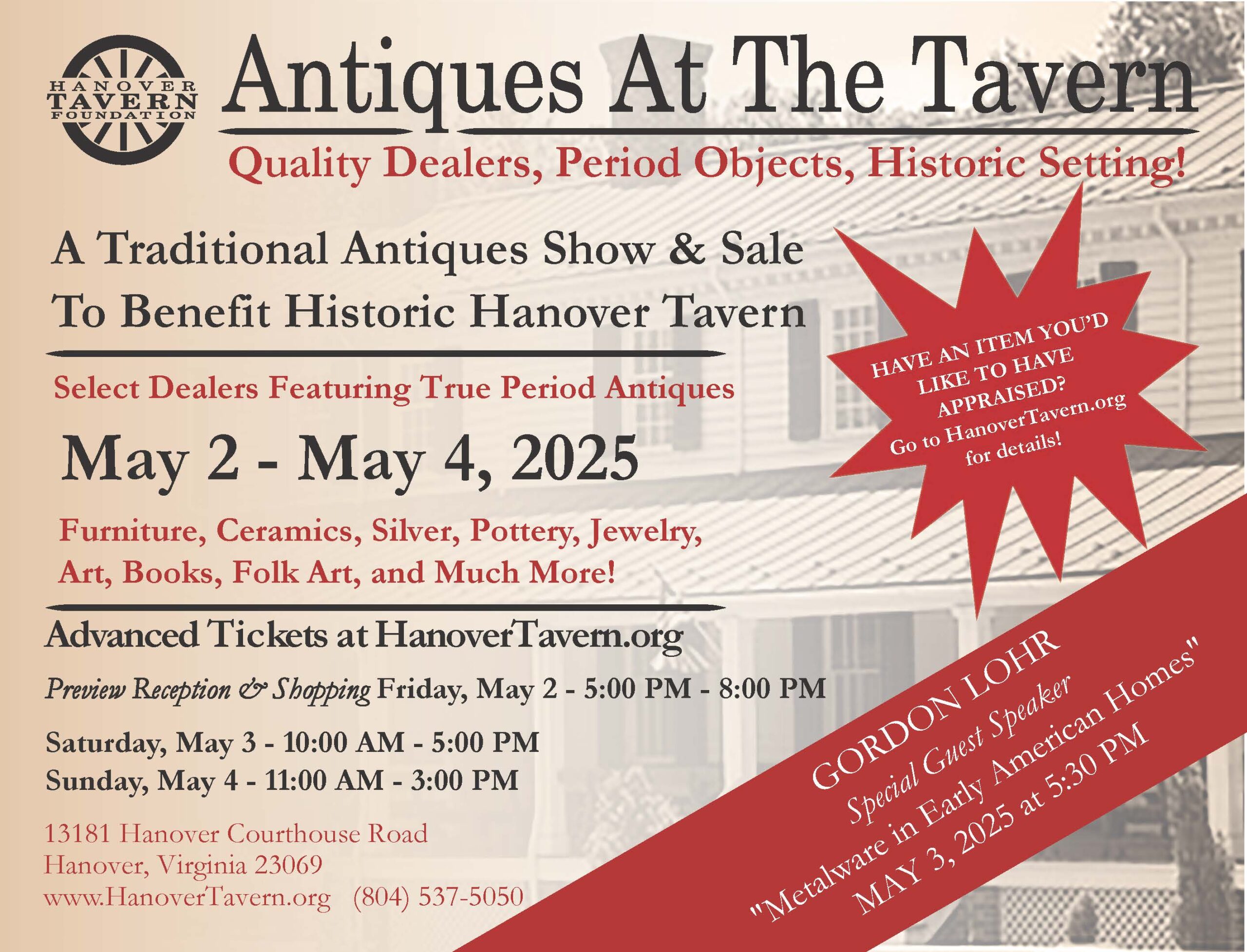 2025 Antiques at the Tavern