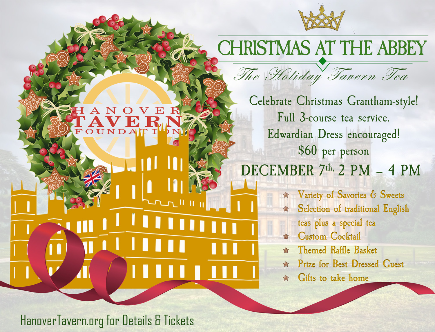 Christmas at the Abbey holiday tavern tea edit