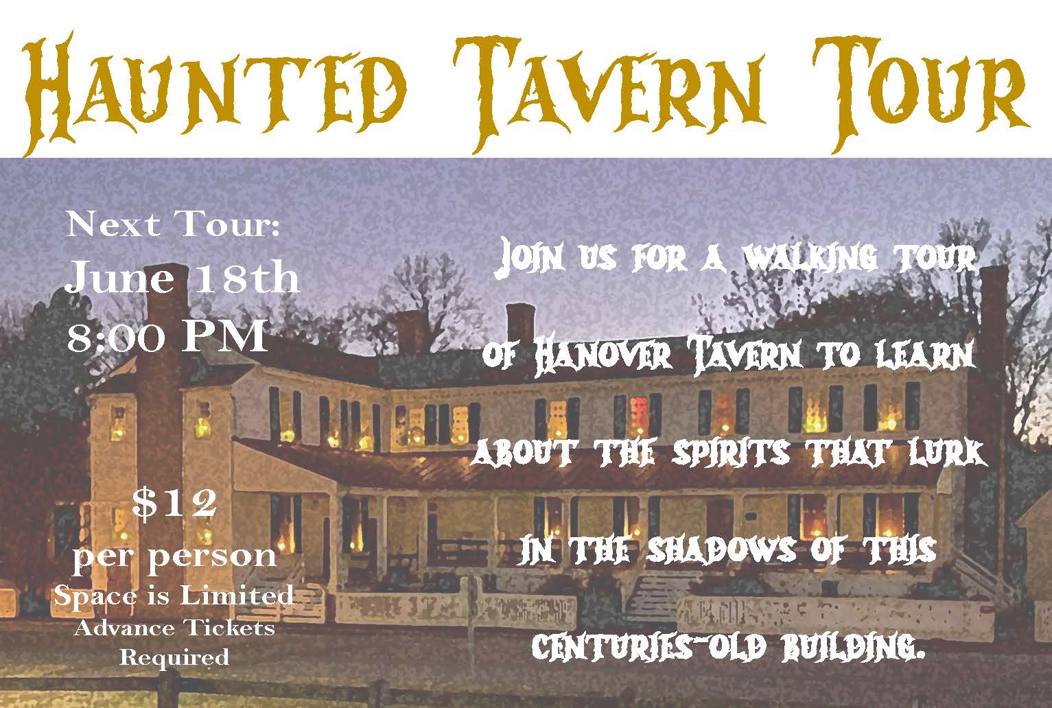 Haunted Hanover Tavern Tour